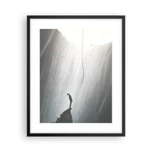 Póster en marco negro - Siempre hay una salida - 40x50 cm