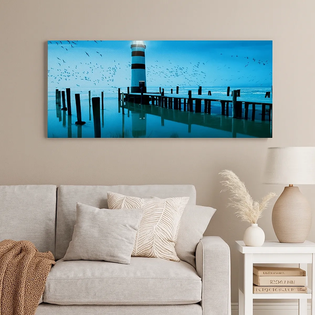 Cuadro sobre lienzo - Impresión de Imagen - Sin miedo a la oscuridad - 30x30 cm