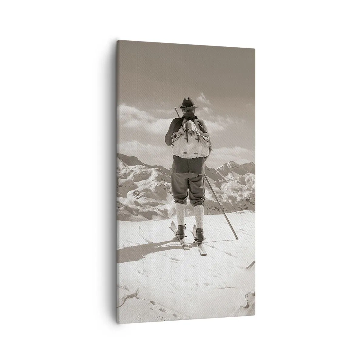 Cuadro sobre lienzo - Impresión de Imagen - El techo del mundo - 55x100 cm