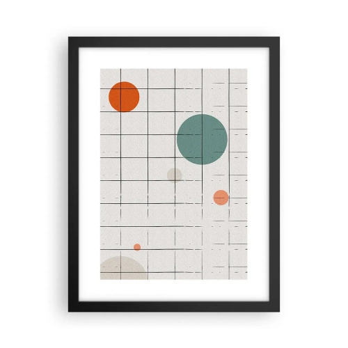 Póster en marco negro - Atrapados. ¿Nosotros o ellos? - 30x40 cm