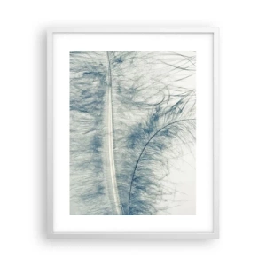 Póster en marco blanco - Susurro de la naturaleza - 40x50 cm