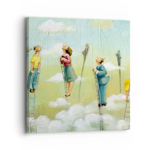 Cuadro sobre lienzo - Impresión de Imagen - Sigue tu sueño - 30x30 cm