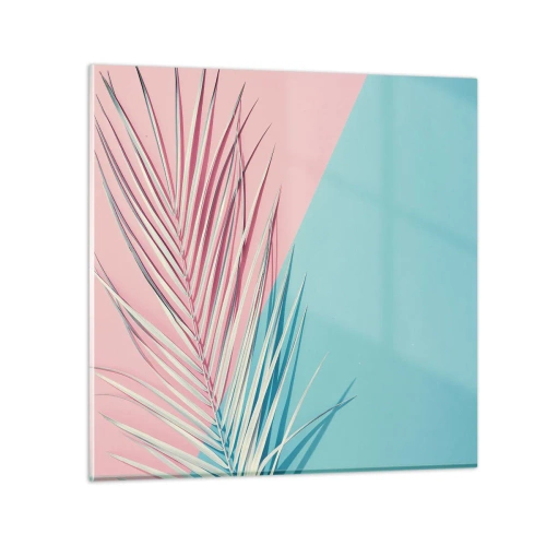 Cuadro sobre vidrio - Impresiones sobre Vidrio - Impresión tropical - 30x30 cm