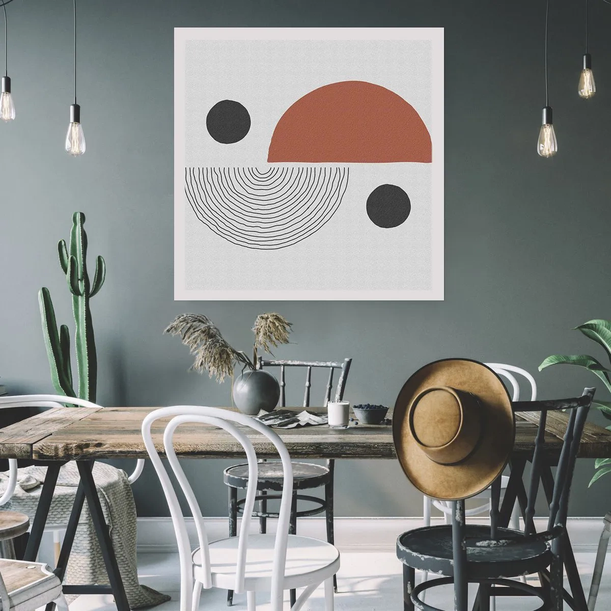 Póster - La perfección del círculo - 60x60 cm