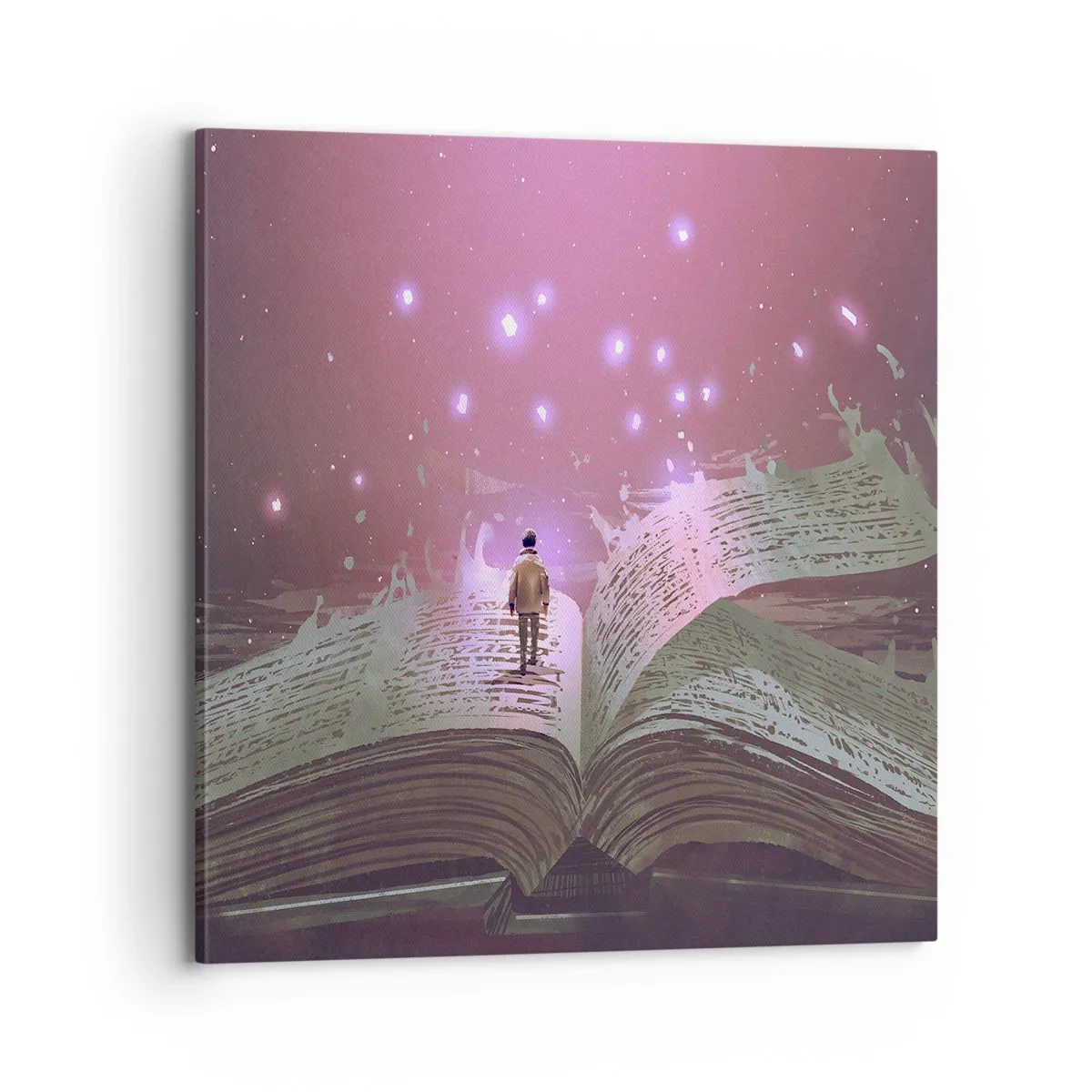 Cuadro sobre lienzo - Impresión de Imagen - Una invitación a otro mundo - 70x70 cm