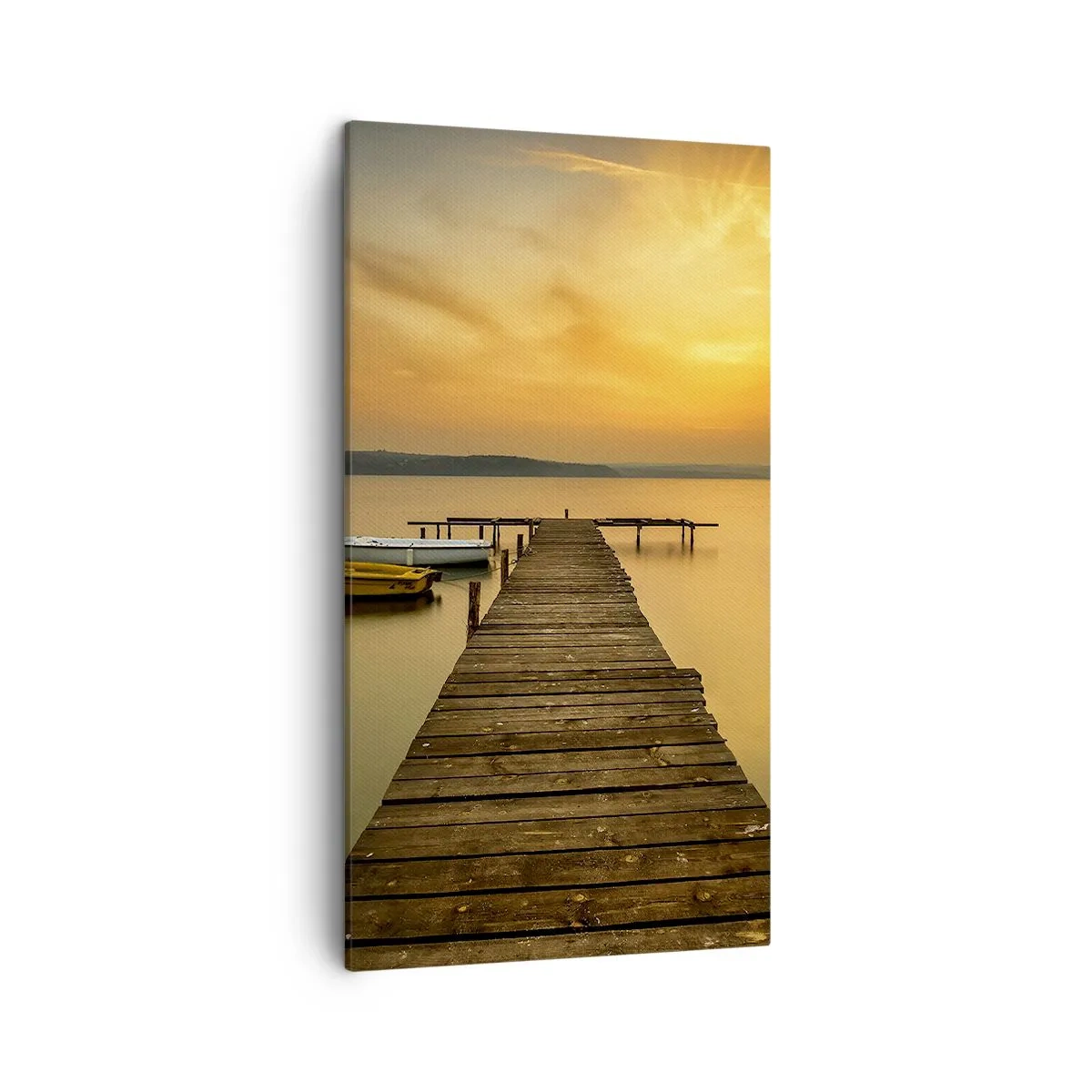 Cuadro sobre lienzo - Impresión de Imagen - Abriré el cielo dorado para ti - 45x80 cm