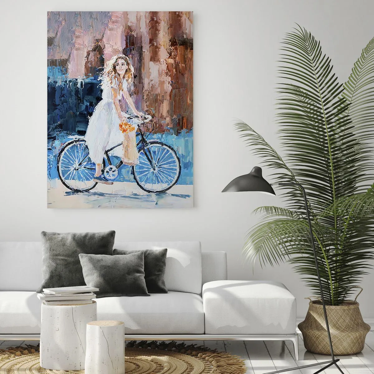 Cuadro sobre vidrio - Impresiones sobre Vidrio - Alegría por la mañana - 80x120 cm