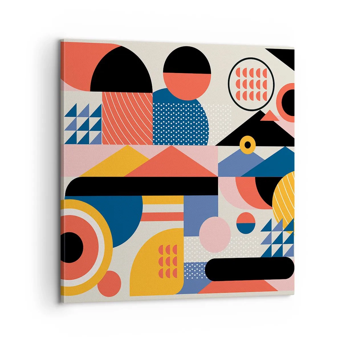 Cuadro sobre lienzo - Impresión de Imagen - Composición: juegos - 60x60 cm