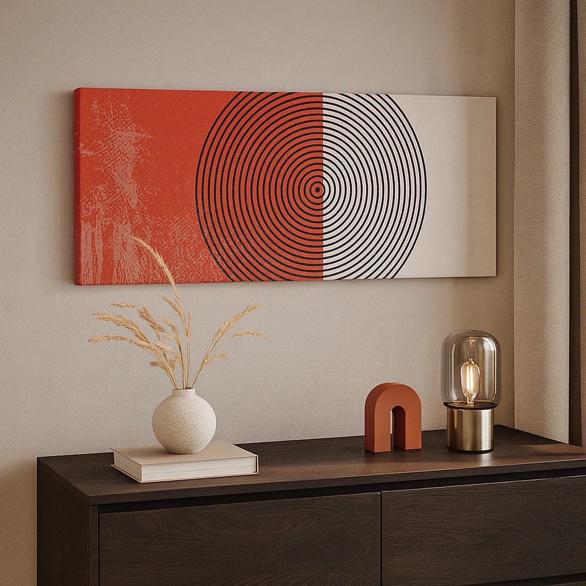 Cuadro sobre lienzo - Impresión de Imagen - En el corazón de la misma - 30x30 cm