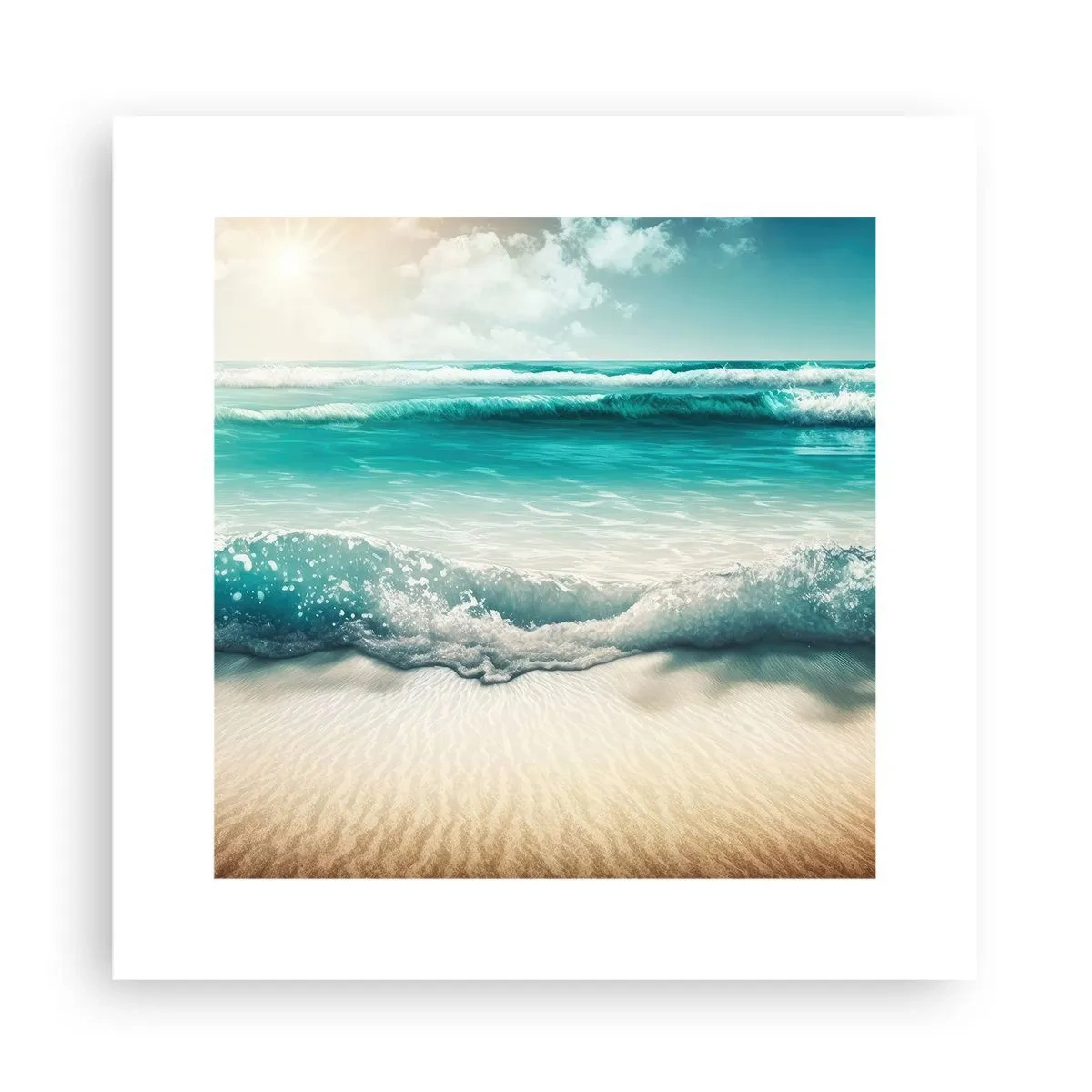 Póster - Calma oceánica - 30x30 cm