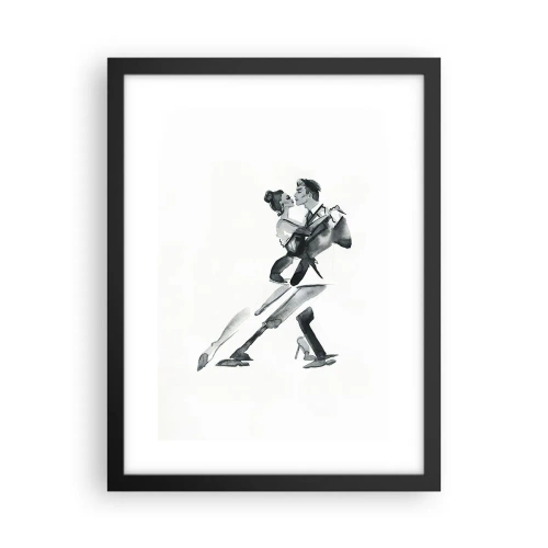 Póster en marco negro - Todos al son de la música - 30x40 cm