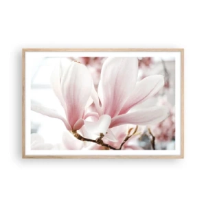 Póster en marco roble claro - Inmensidad de la ternura - 91x61 cm