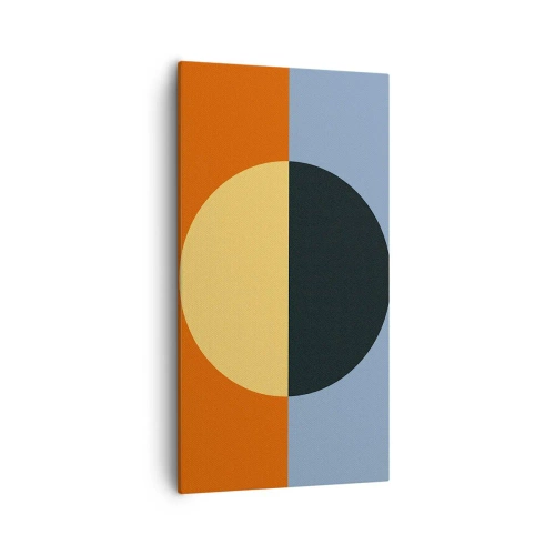 Cuadro sobre lienzo - Impresión de Imagen - Una composición de calidez y frescura - 55x100 cm