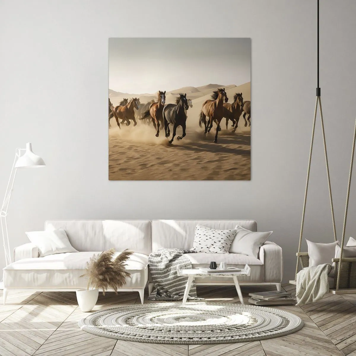 Cuadro sobre lienzo - Impresión de Imagen - Libre como el viento - 70x70 cm