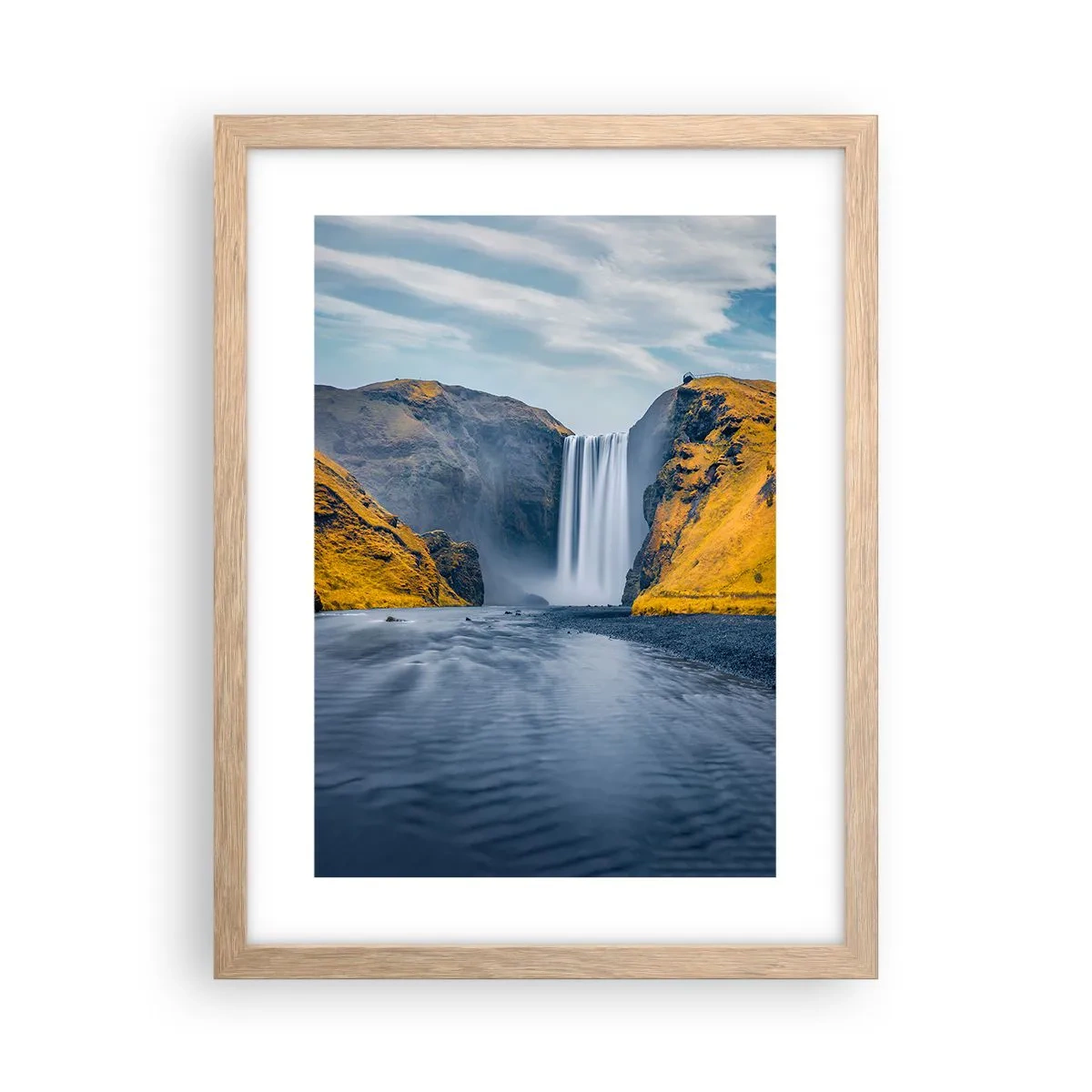 Póster en marco roble claro - Duración eterna, movimiento eterno - 30x40 cm