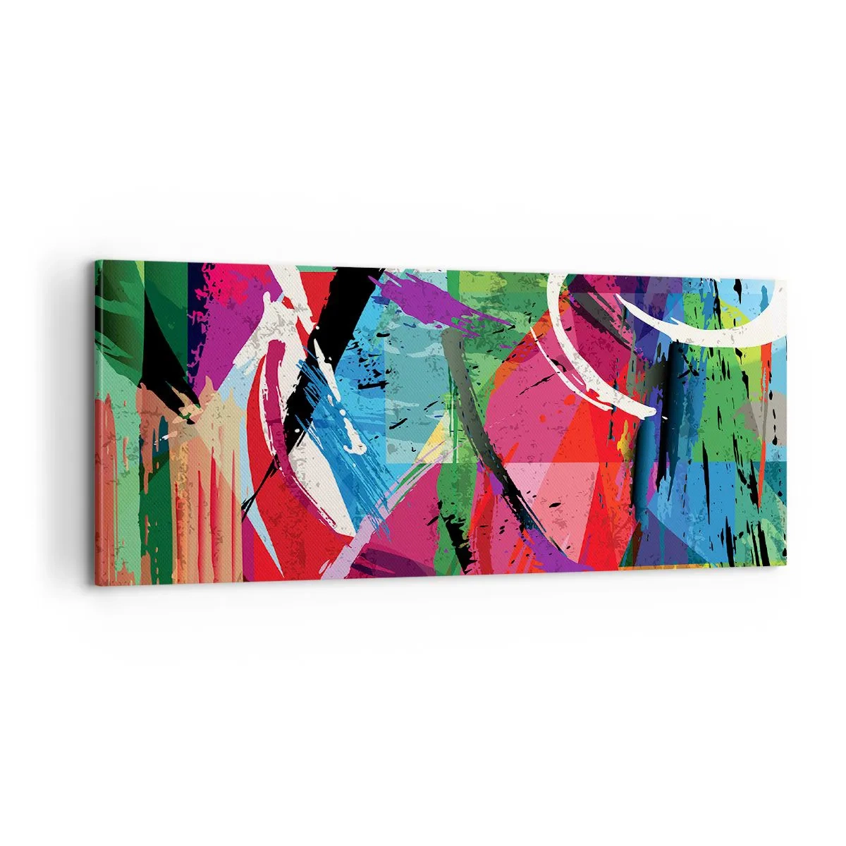 Cuadro sobre lienzo - Impresión de Imagen - Rápido, animado y con efecto - 100x40 cm