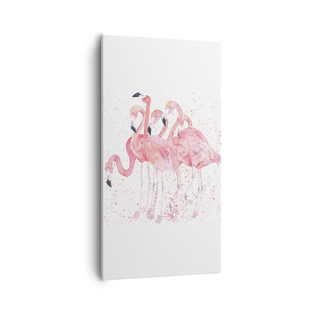 Cuadro sobre lienzo - Impresión de Imagen - Asamblea rosa - 55x100 cm