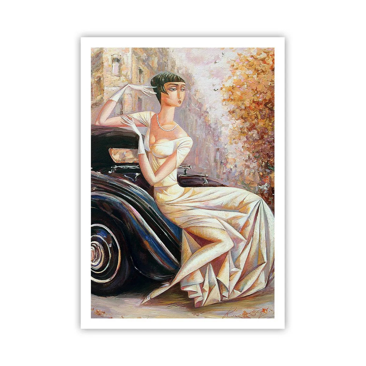 Póster - Elegancia retro - 70x100 cm