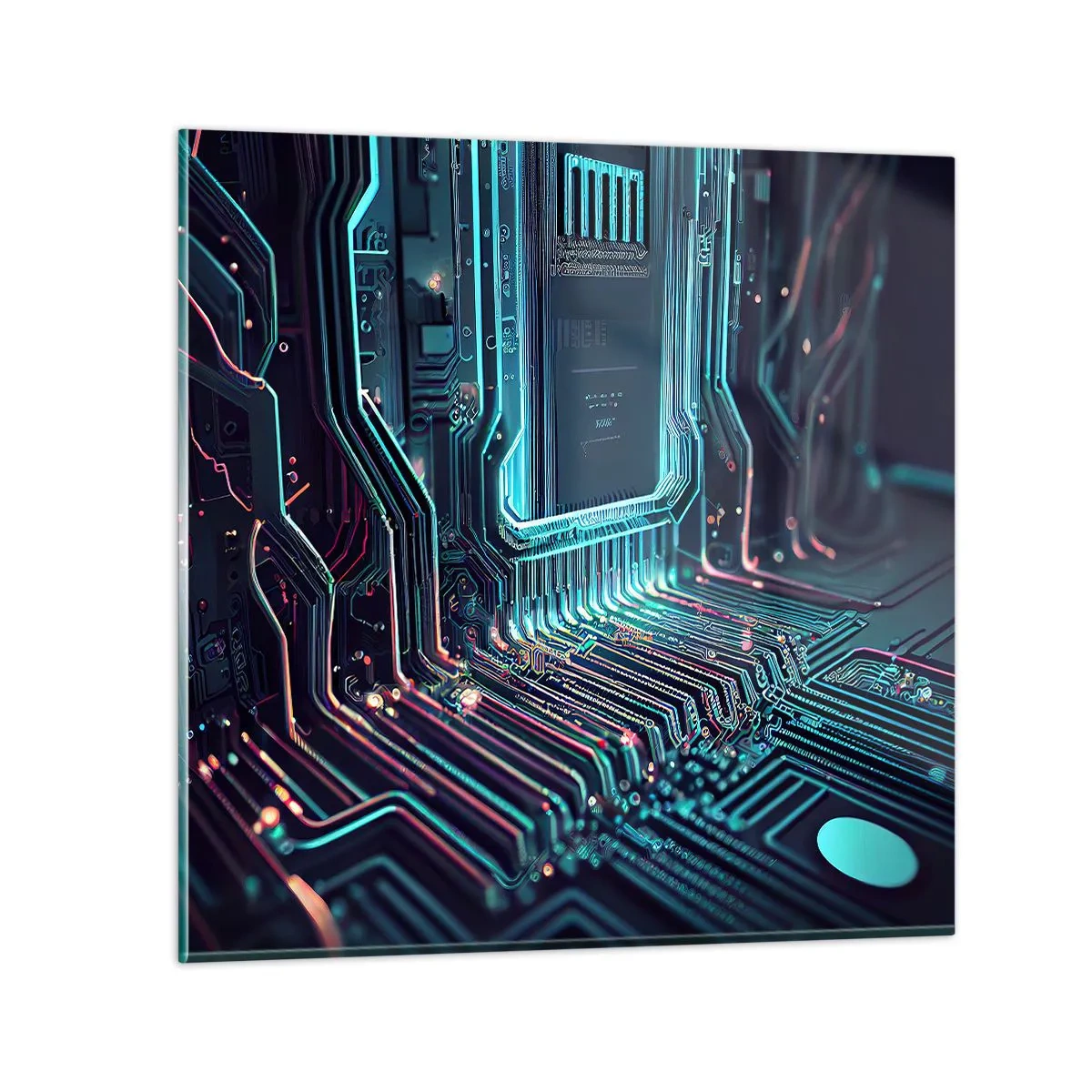 Cuadro sobre vidrio - Impresiones sobre Vidrio - Mi forma de pensar - 50x50 cm