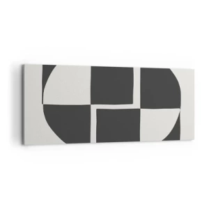 Cuadro sobre lienzo - Impresión de Imagen - Antítesis - síntesis - 100x40 cm