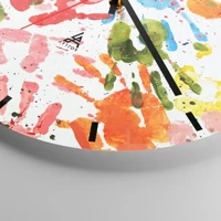 Esfera sin numeración, con rayas