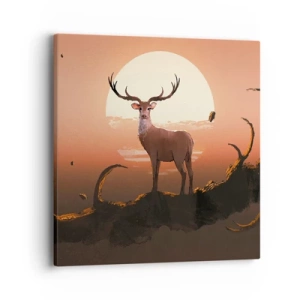 Cuadro sobre lienzo - Impresión de Imagen - Esta noche es diferente a cualquier otra - 40x40 cm