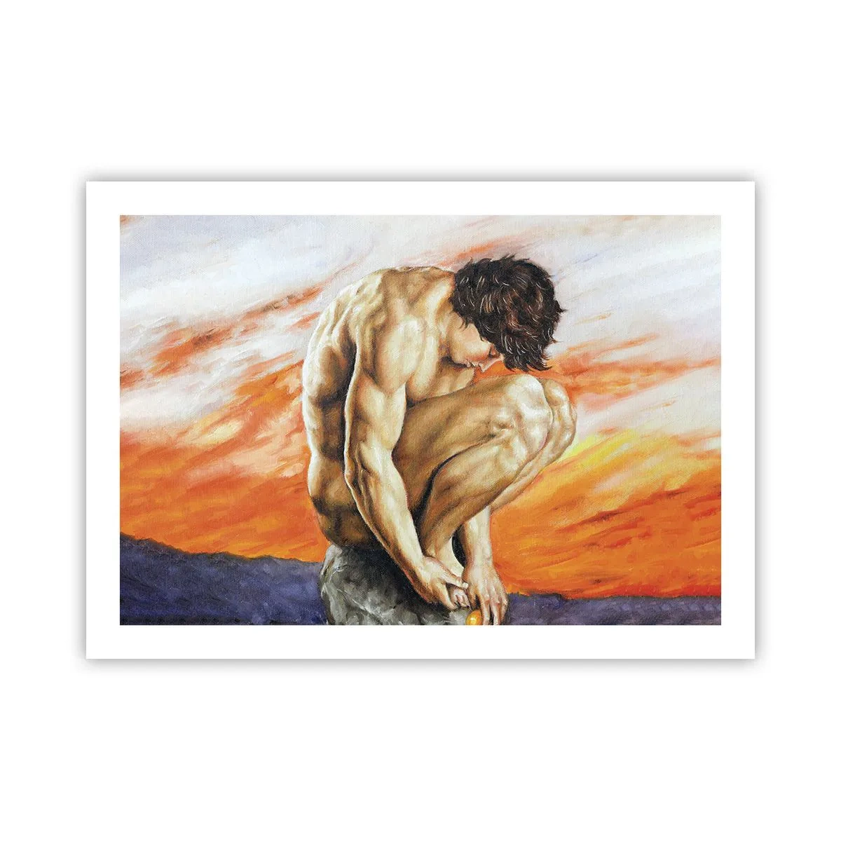 Póster - Sumergido en sí mismo - 70x50 cm