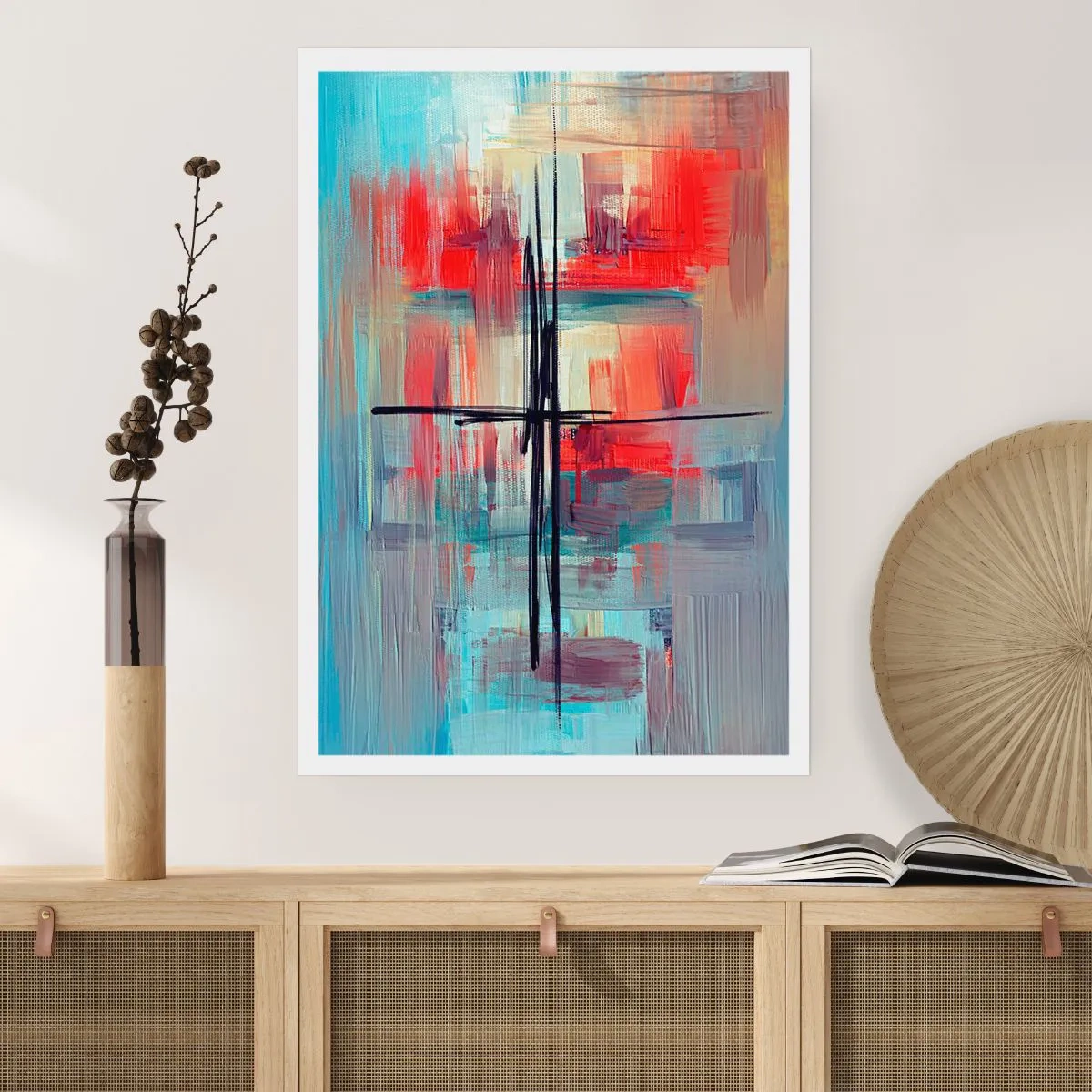 Póster - Paisaje en una dimensión desconocida - 30x40 cm