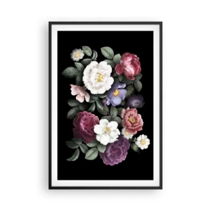 Póster en marco negro - De un jardín inglés - 61x91 cm