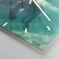 Esfera sin numeración, con rayas