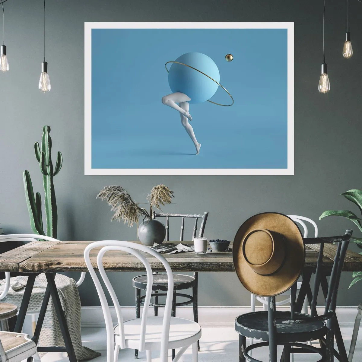 Póster - Y los planetas se vuelven locos - 40x30 cm