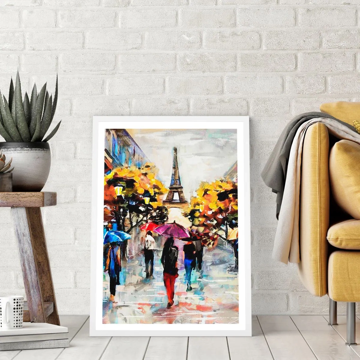 Póster en marco blanco - Especialmente hermoso en otoño - 30x40 cm