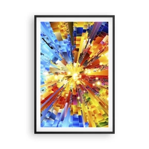 Póster en marco negro - In medias res - 61x91 cm