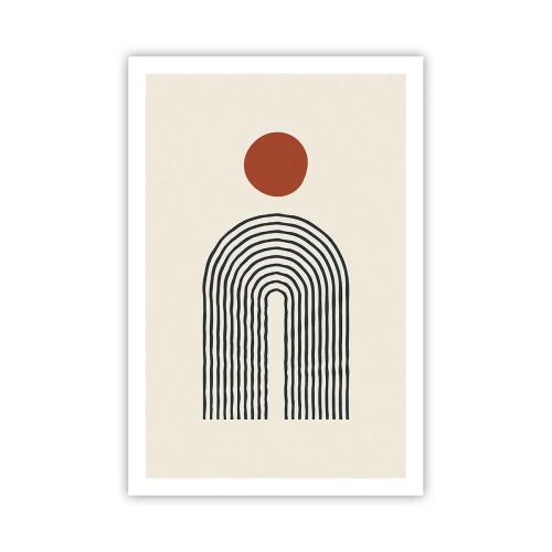 Póster - Magnetismo de formas y colores - 61x91 cm