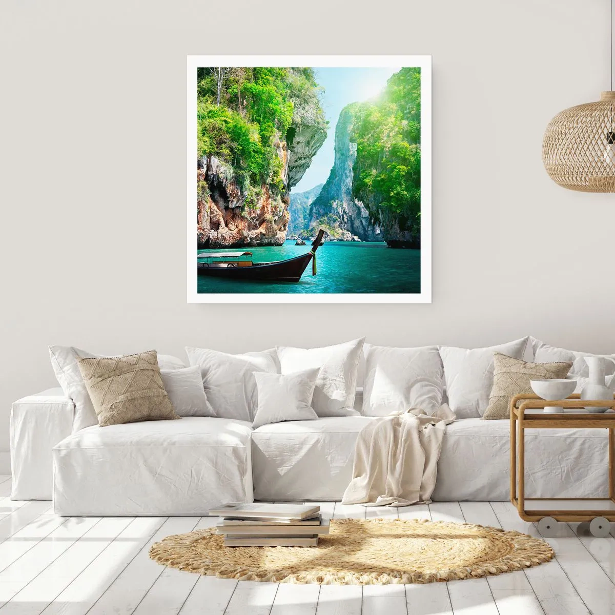 Póster - Una invitación a un viaje exótico - 40x40 cm