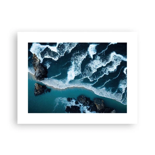 Póster - Rodeadas por las olas - 40x30 cm