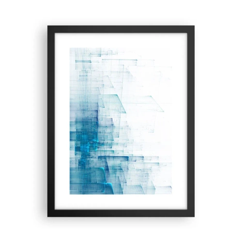 Póster en marco negro - Cómo se hizo el espacio - 30x40 cm