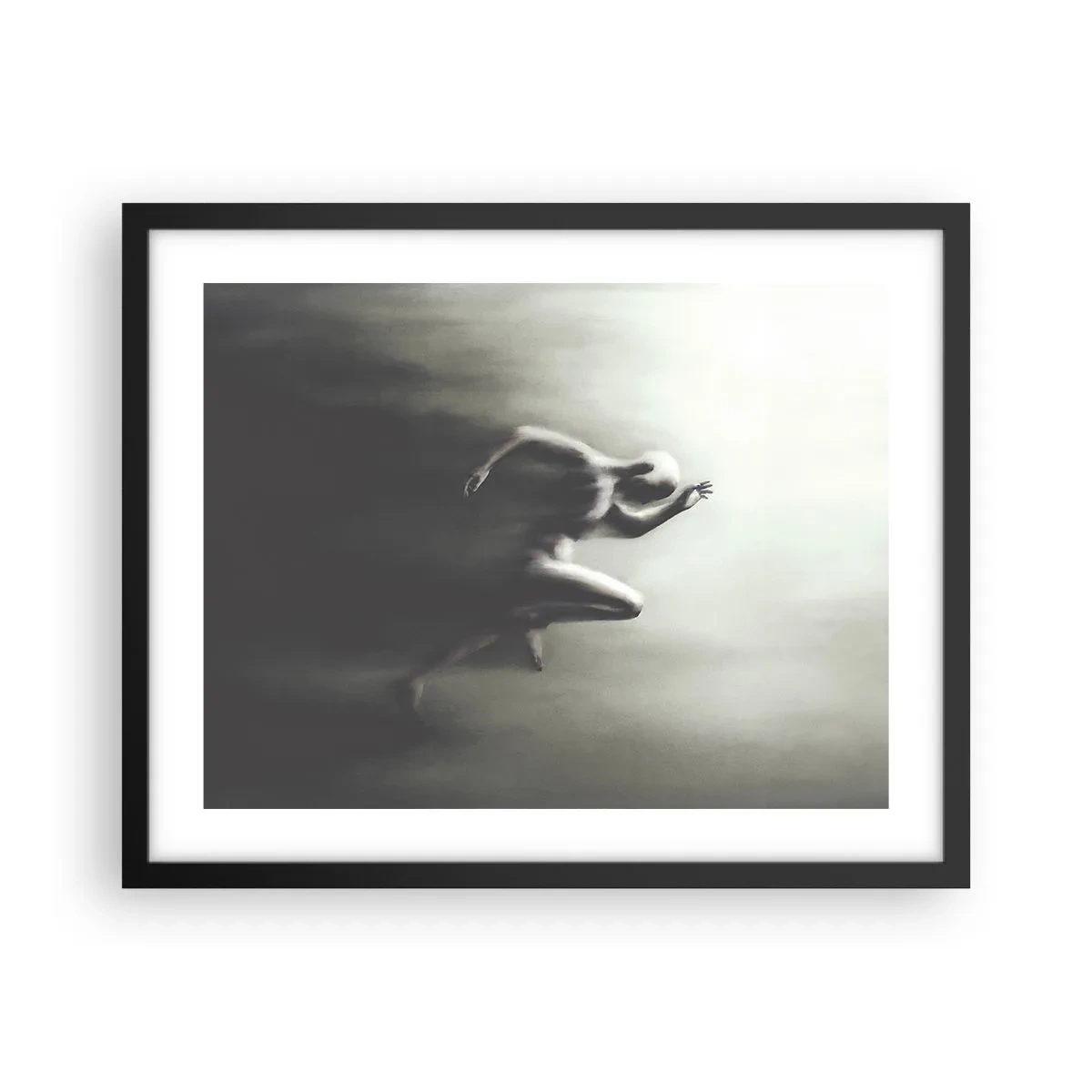 Póster en marco negro - Imparable - 50x40 cm