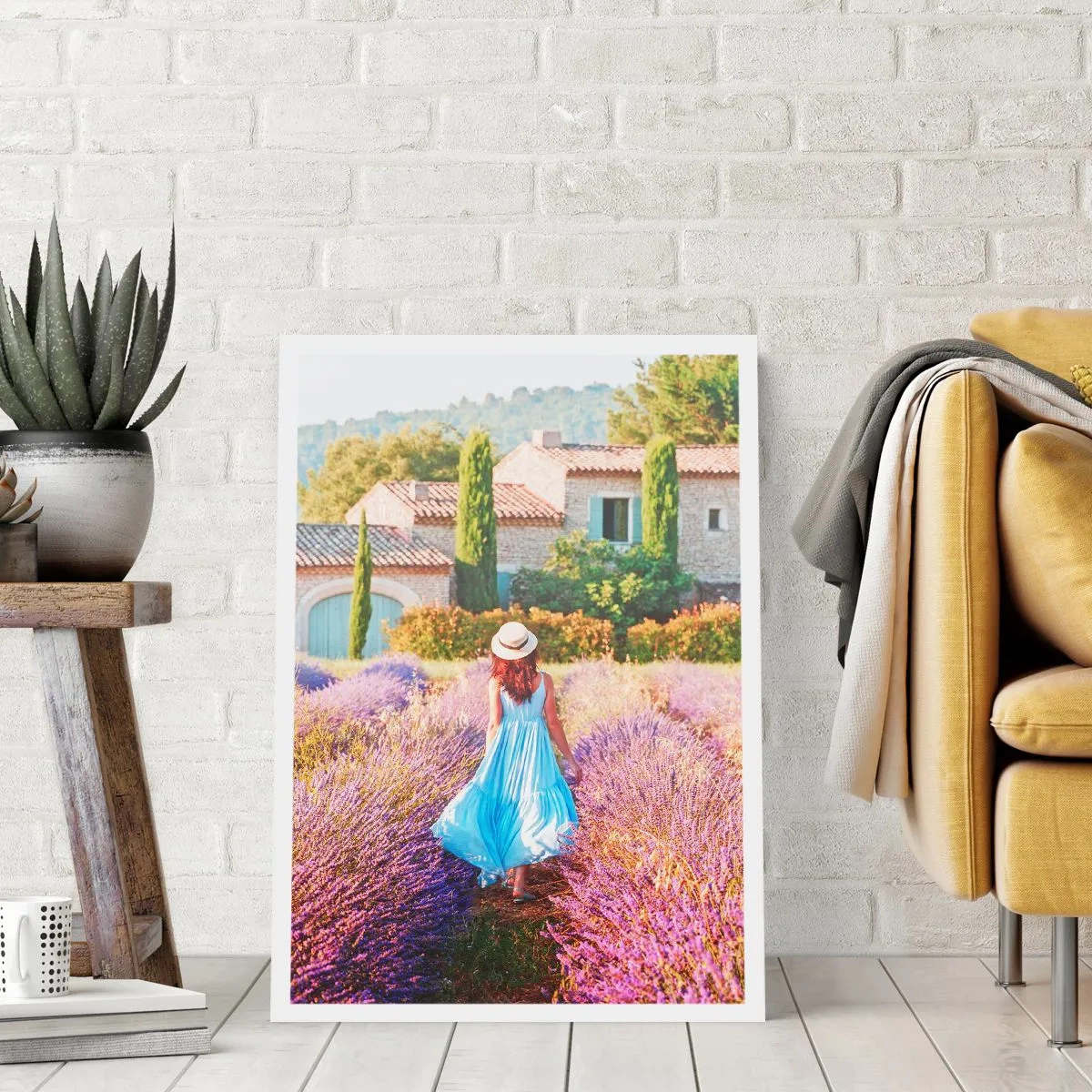 Póster - La chica de la lavanda - 70x100 cm