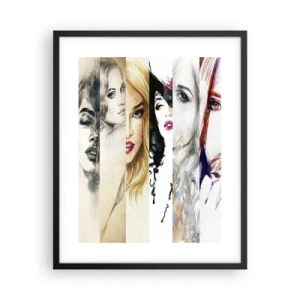 Póster en marco negro - Y siempre eres tú - 40x50 cm
