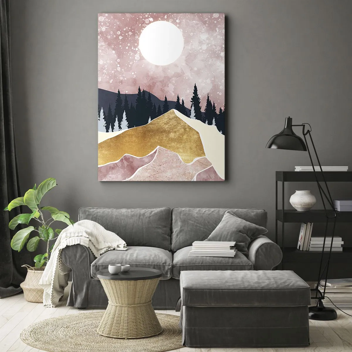 Cuadro sobre lienzo - Impresión de Imagen - Vigilancia nocturna - 55x100 cm