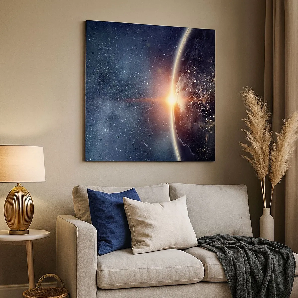 Cuadro sobre lienzo - Impresión de Imagen - En una nueva perspectiva - 30x30 cm