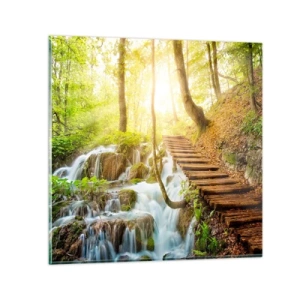 Cuadro sobre vidrio - Impresiones sobre Vidrio - El ansiado frescor - 30x30 cm