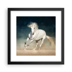 Póster en marco negro - Libertad en estado puro - 30x30 cm