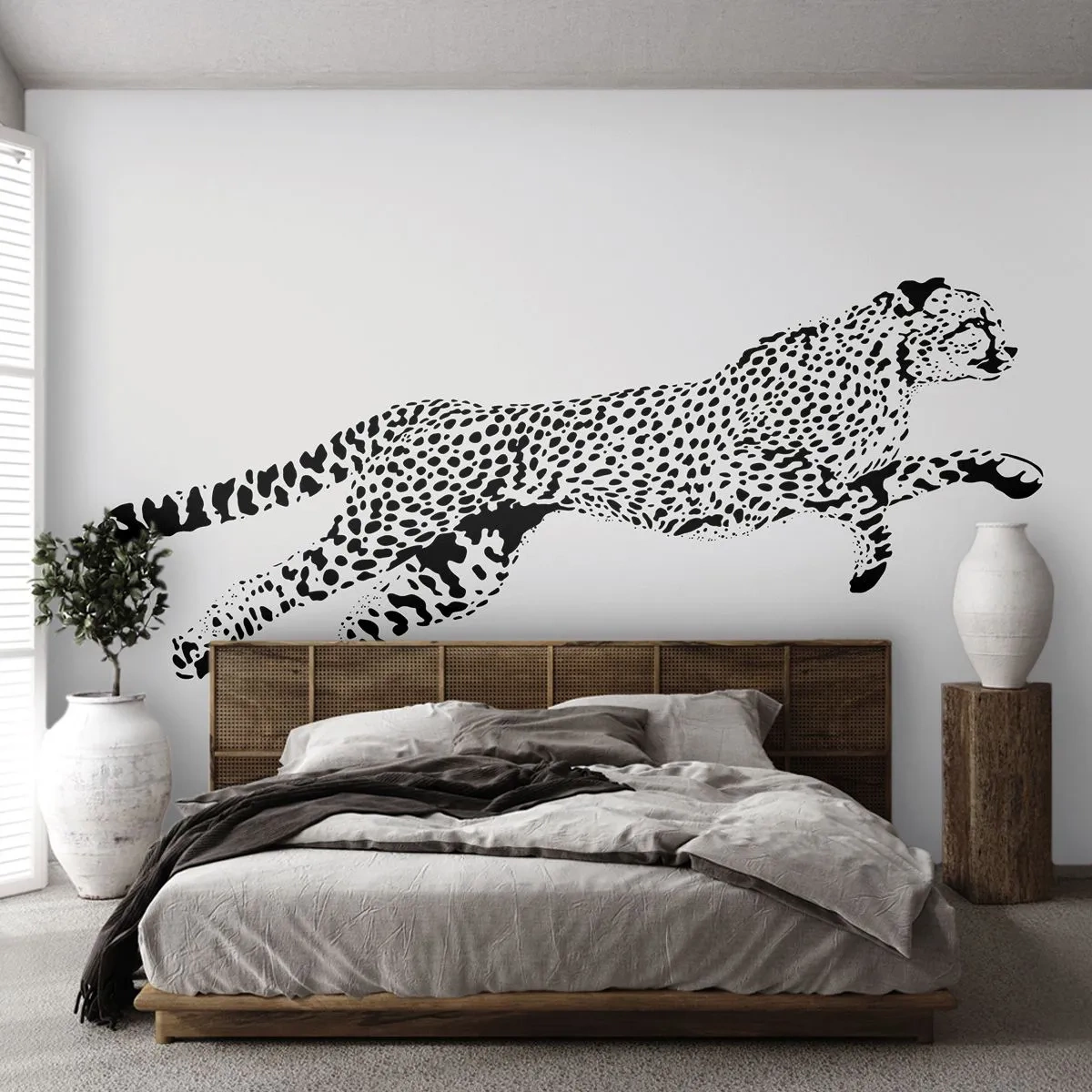 Fotomural Premium Canvas - El más veloz del mundo - animales, Guepardo, gato salvaje - 150x105 cm