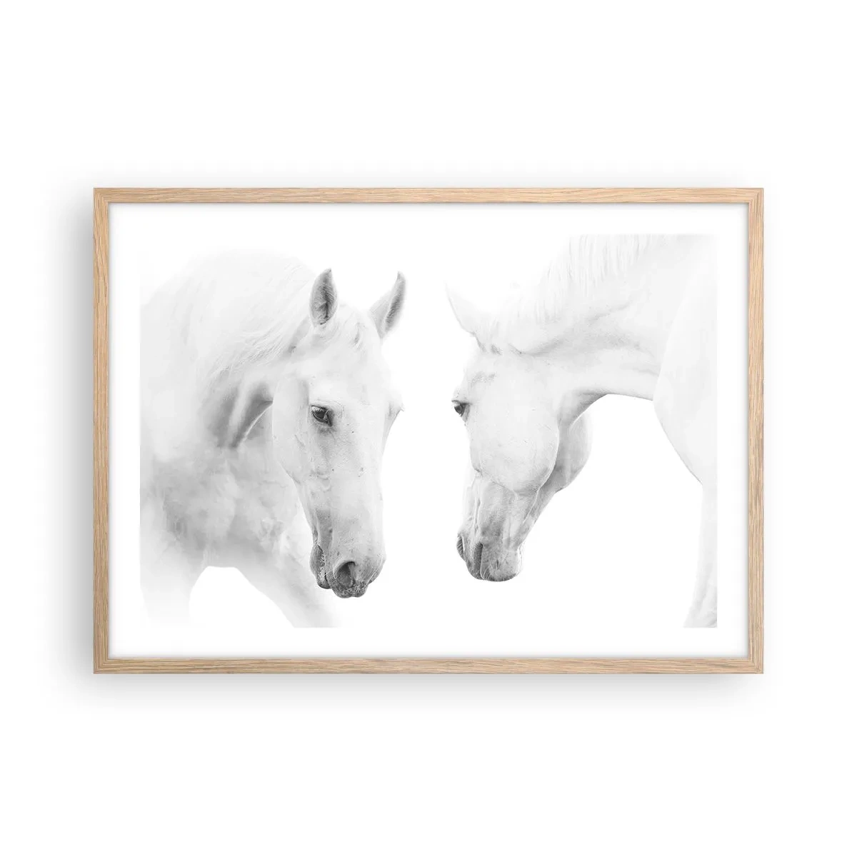 Póster en marco roble claro - ¿Es esto realmente la amistad...? - 70x50 cm