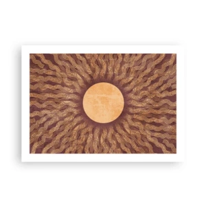 Póster - Icono del sol - 70x50 cm