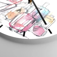 Esfera sin numeración, con rayas