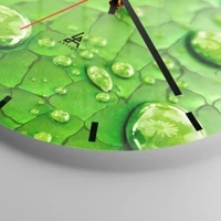 Esfera sin numeración, con rayas