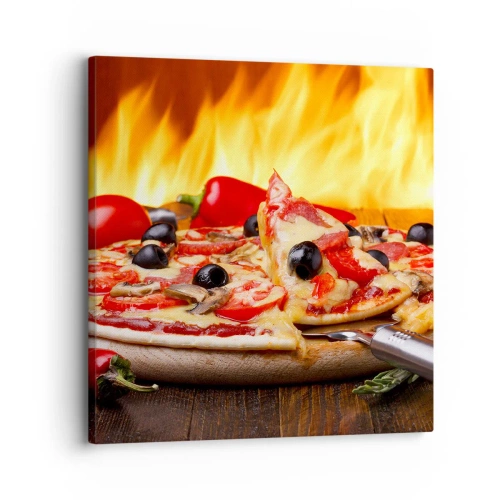 Cuadro sobre lienzo - Impresión de Imagen - Desde Italia con amor - 30x30 cm